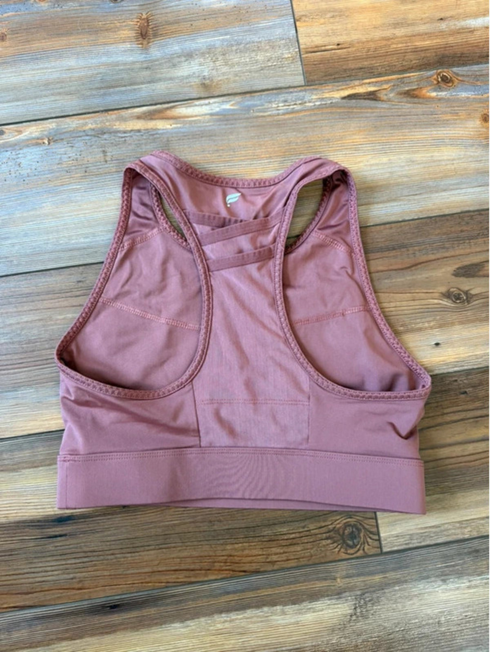 Fabletics sports bra pink best for a small